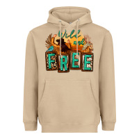 Mushroom wild and free cowgirl horse desert Heavyweight Hoodie - Zillion Design Studio