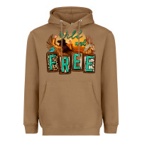 Toasted Coconut wild and free cowgirl horse desert Heavyweight Hoodie - Zillion Design Studio