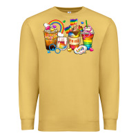 Antique Gold pride coffee cups Premium Sweatshirt - Zillion Design Studio
