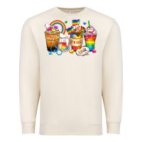 Sandshell pride coffee cups Premium Sweatshirt - Zillion Design Studio