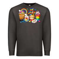 Smoke pride coffee cups Premium Sweatshirt - Zillion Design Studio