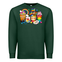 Sports Green pride coffee cups Premium Sweatshirt - Zillion Design Studio