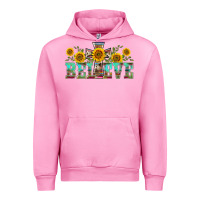 Fuchsia Pink western believe sunflowers flowers Urban Hoodie - BarkalooDesign