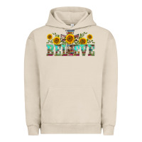 Pigment French Oak western believe sunflowers flowers Urban Hoodie - BarkalooDesign