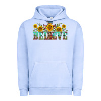 Pigment Grape Ice western believe sunflowers flowers Urban Hoodie - BarkalooDesign
