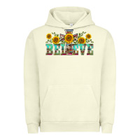 Pigment Pistachio western believe sunflowers flowers Urban Hoodie - BarkalooDesign