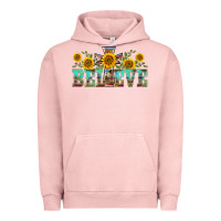 Pigment Salmon western believe sunflowers flowers Urban Hoodie - BarkalooDesign