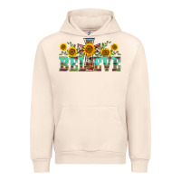 Sandshell western believe sunflowers flowers Urban Hoodie - BarkalooDesign