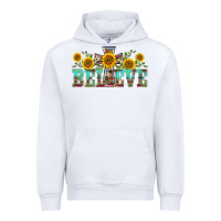 White western believe sunflowers flowers Urban Hoodie - BarkalooDesign