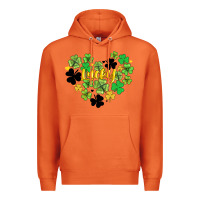 Carrot lucky heart shaped clover Premium Hoodie - AdoDesignShop