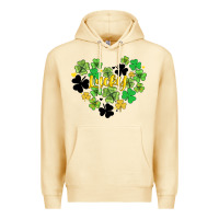 Pina Colada lucky heart shaped clover Premium Hoodie - AdoDesignShop