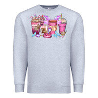 Heather Grey princess coffee cups Premium Sweatshirt - Zillion Design Studio