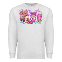 Oatmeal Heather princess coffee cups Premium Sweatshirt - Zillion Design Studio