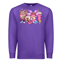 Purple princess coffee cups Premium Sweatshirt - Zillion Design Studio