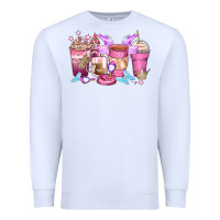 White princess coffee cups Premium Sweatshirt - Zillion Design Studio