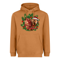 Meerkat merry Christmas brahman bull Heavyweight Hoodie - RanaPortraitStore