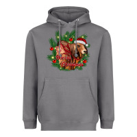 Storm merry Christmas brahman bull Heavyweight Hoodie - RanaPortraitStore