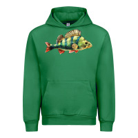 Emerald Perch Fish Urban Hoodie - LillyAllenDesigns