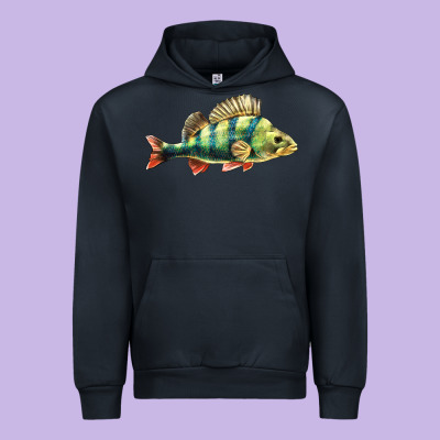 Perch Fish Urban Hoodie Designed By Lillyallendesigns