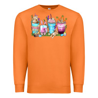 Carrot rabbit coffee cups Premium Sweatshirt - Zillion Design Studio