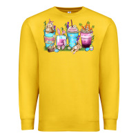 Lemon rabbit coffee cups Premium Sweatshirt - Zillion Design Studio