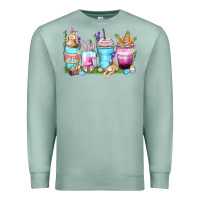 Seafoam rabbit coffee cups Premium Sweatshirt - Zillion Design Studio