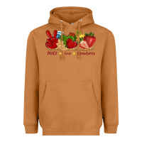 Meerkat peace love strawberry with summer Heavyweight Hoodie - texasbilliewilder