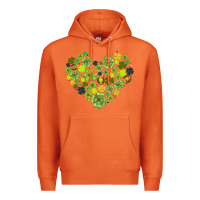 Carrot heart shaped clover Premium Hoodie - AdoDesignShop