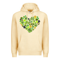 Pina Colada heart shaped clover Premium Hoodie - AdoDesignShop