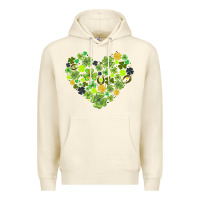 Sandshell heart shaped clover Premium Hoodie - AdoDesignShop