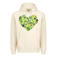 Tofu heart shaped clover Premium Hoodie - AdoDesignShop