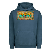 Pigment Midnight Navy western believe leopard aztek license plate template Urban Hoodie - BarkalooDesign