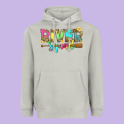 River Squad With Leopard Heavyweight Hoodie Designed By Texasbilliewilder