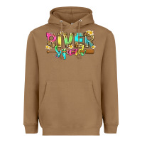 Toasted Coconut river squad with leopard Heavyweight Hoodie - texasbilliewilder