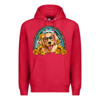 Cardinal golden retriever rainbow Premium Hoodie - Artiststas