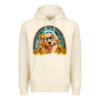 Sandshell golden retriever rainbow Premium Hoodie - Artiststas