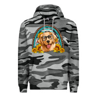 Slate Camo golden retriever rainbow Premium Hoodie - Artiststas