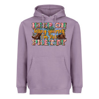 Lavender keep on telling yourself i'm not pretty Heavyweight Hoodie - Zillion Design Studio