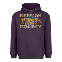 Plum keep on telling yourself i'm not pretty Heavyweight Hoodie - Zillion Design Studio