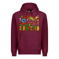 Burgundy dear aanta define good Premium Hoodie - AdoDesignShop
