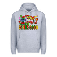 Heather Grey dear aanta define good Premium Hoodie - AdoDesignShop
