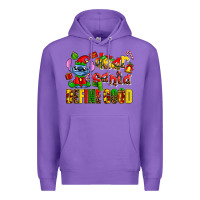 Purple dear aanta define good Premium Hoodie - AdoDesignShop