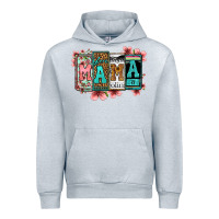 Heather Grey license letters floral mama Urban Hoodie - Jasminsmagicworld