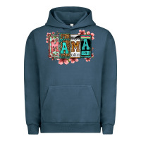 Pigment Midnight Navy license letters floral mama Urban Hoodie - Jasminsmagicworld