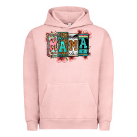Pigment Salmon license letters floral mama Urban Hoodie - Jasminsmagicworld