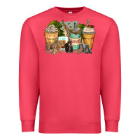 Cardinal safari animals coffee cups Premium Sweatshirt - Zillion Design Studio