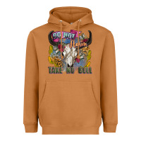 Meerkat do not harm take no bull cow skull Heavyweight Hoodie - Zillion Design Studio