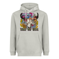 Moon Dust do not harm take no bull cow skull Heavyweight Hoodie - Zillion Design Studio
