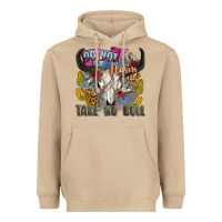 Mushroom do not harm take no bull cow skull Heavyweight Hoodie - Zillion Design Studio