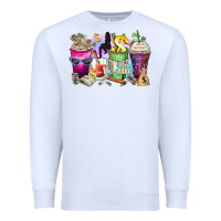 White boss babe coffee cups Premium Sweatshirt - Zillion Design Studio